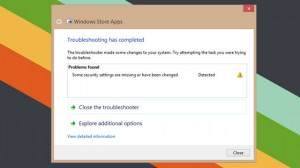Microsoft app troubleshooter finds and solves the problems