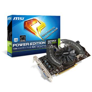 MSI NVIDIA GeForce GTX 650 Ti Power Edition 1GB GDDR5 OC