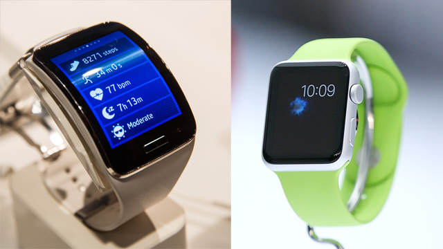 Apple watch vs samsung Gear watches