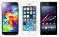 Samsung Galaxy S5 vs iPhone 5s vs Sony Xperia Z1
