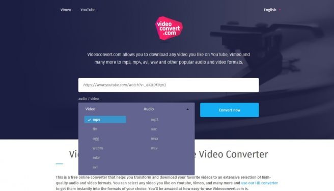 videoconvert format